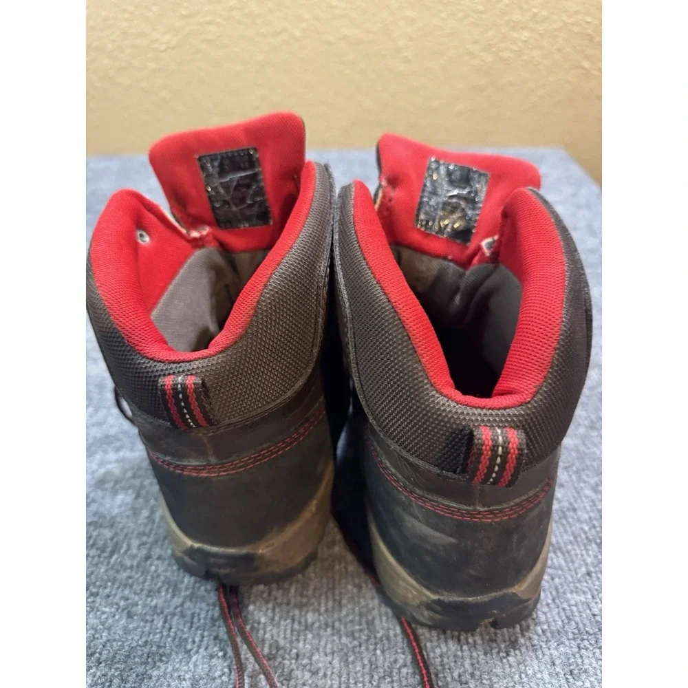 Wolverine Steel Toe Work Boots Mens US 11 Black Red Leather ASTM EH W10074